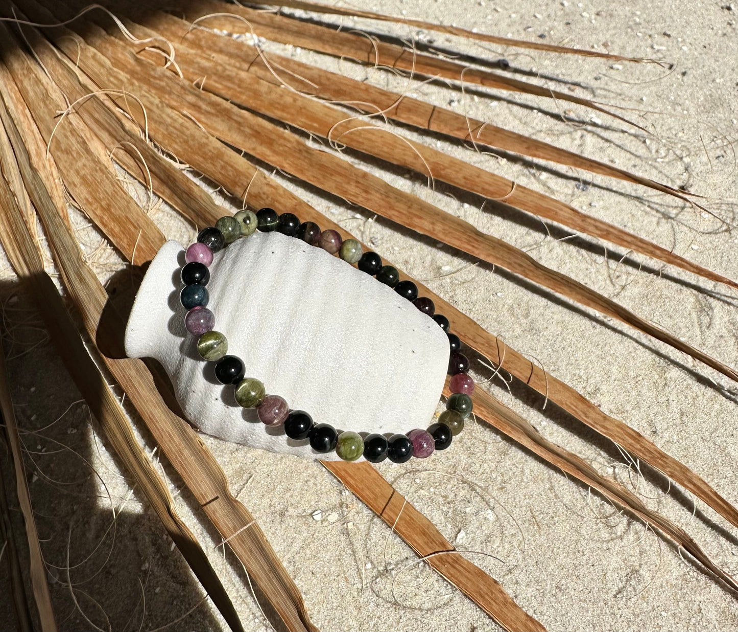 Turmalin multi Kugelarmband
