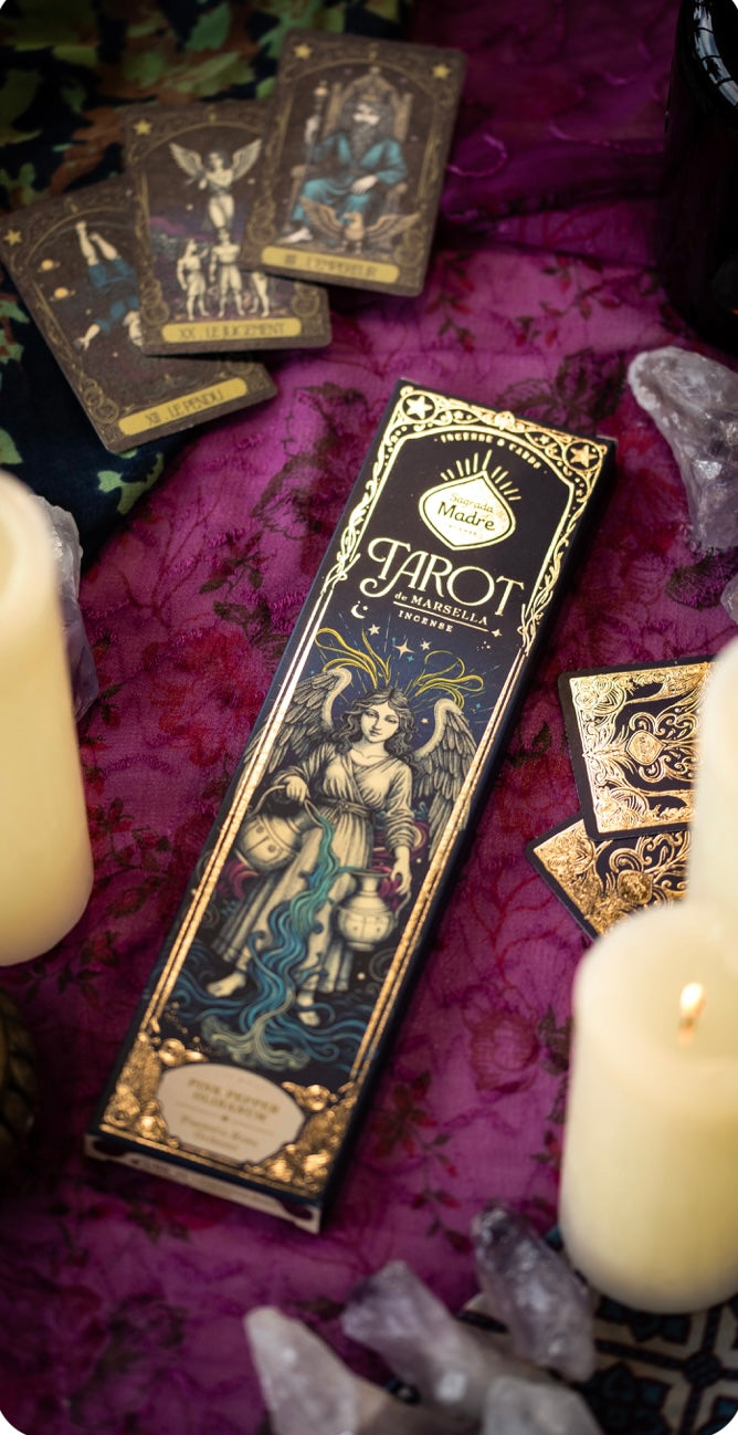 Sagrada Madre | Tarot von Marseille | Rosa Pfeffer & Weihrauch | Balance & Harmonie