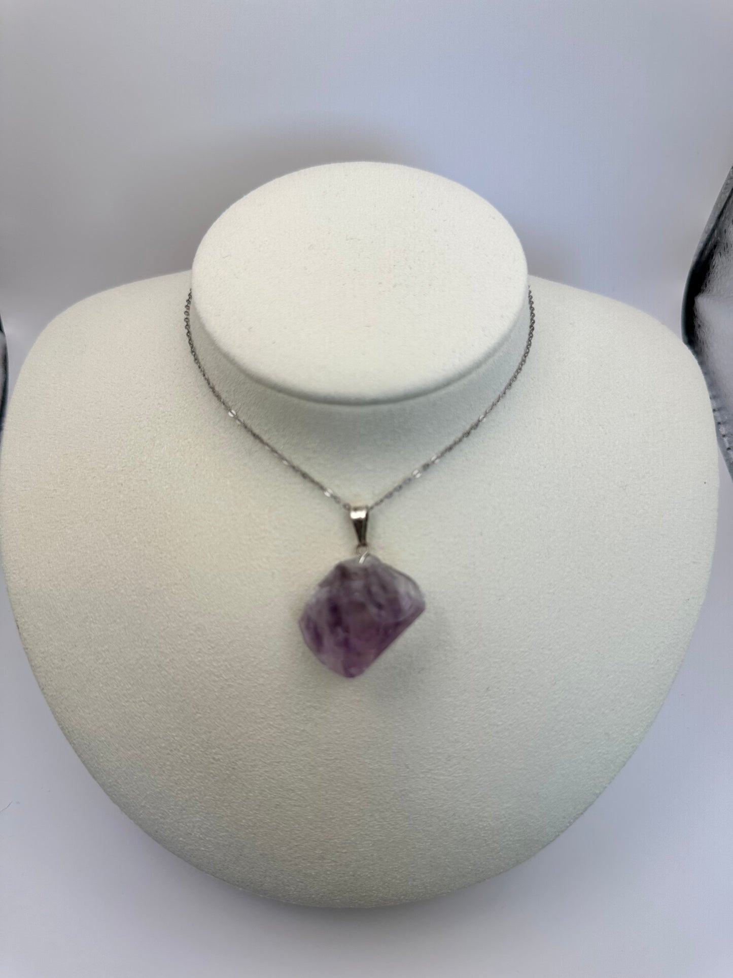 Amethyst Rohstein Anhänger