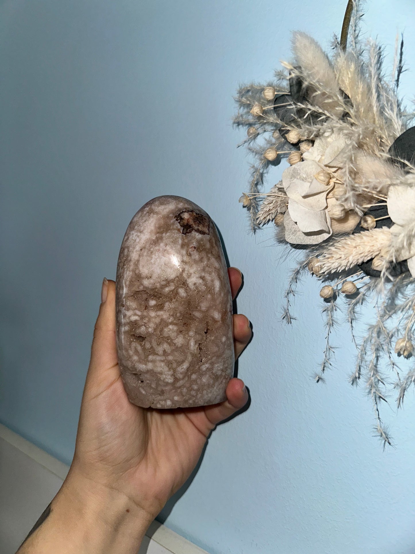 Kirschblüten Chalcedon Freiform