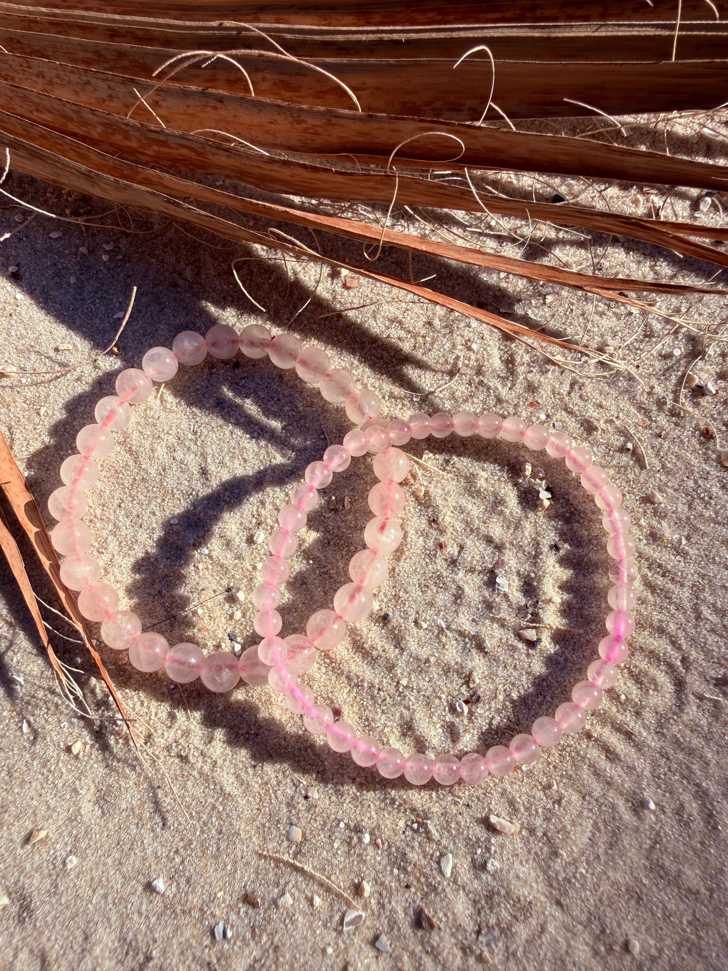 Kugelarmband Rosenquarz