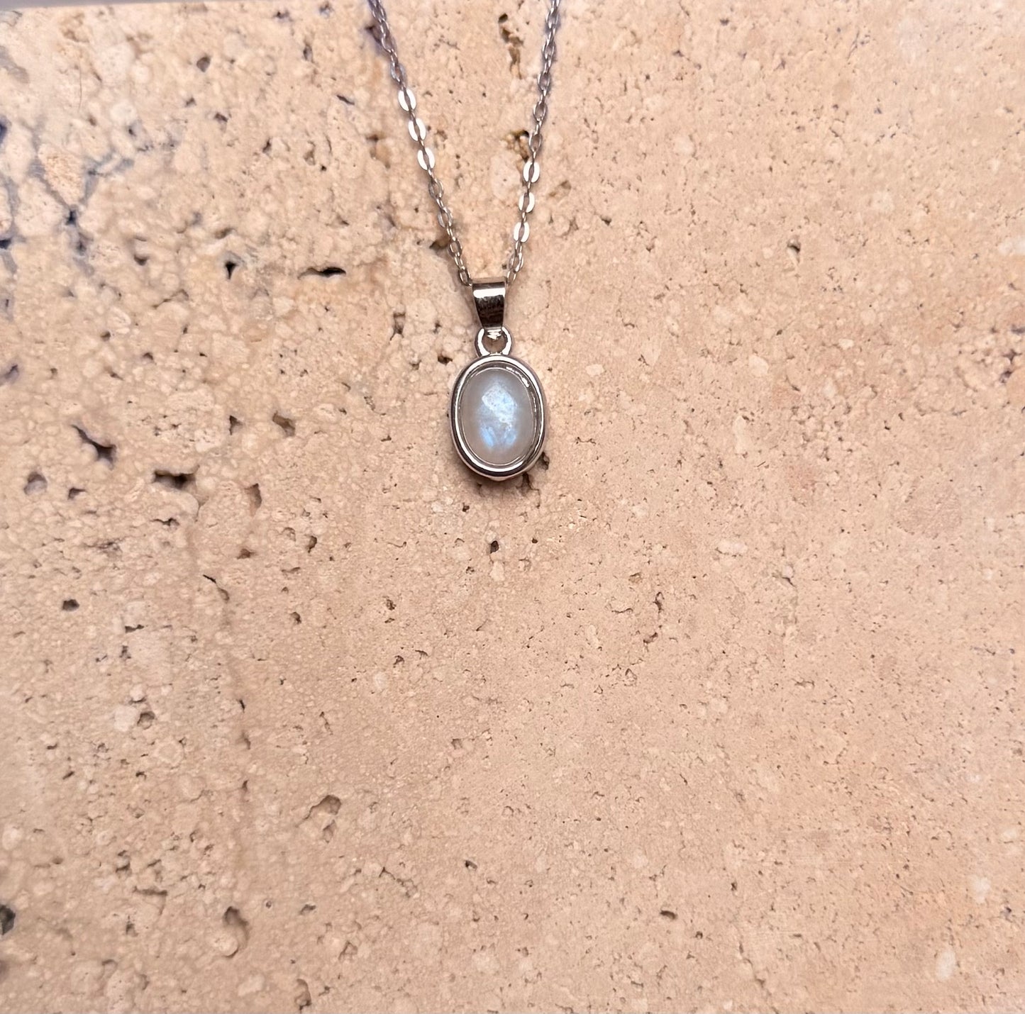 Weißer Labradorit – 925er Silber