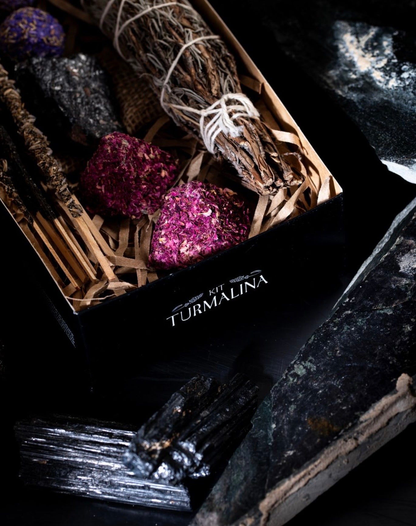 Sagrada Madre | Turmalin Kit (Ritual-Set & Schutzstein)