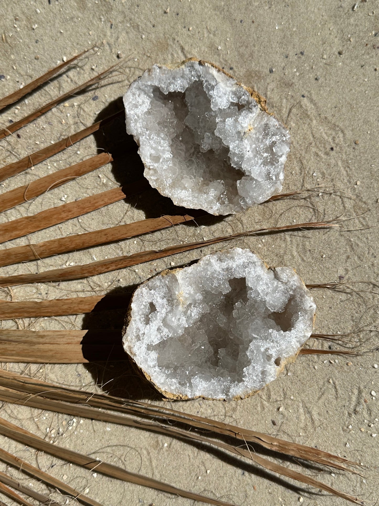 Quarz Geoden Pärchen
