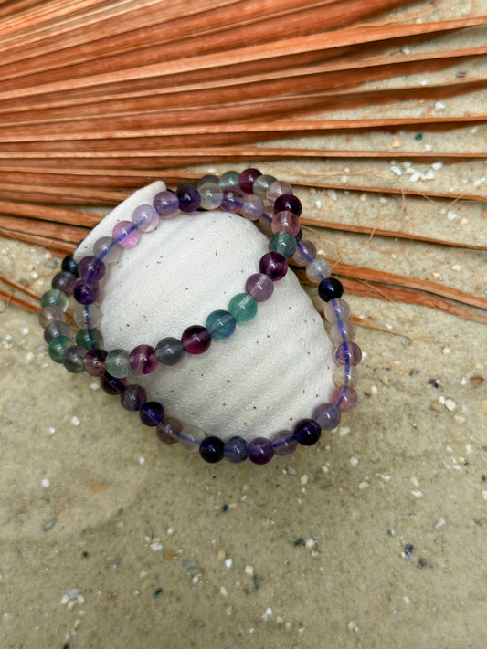Fluorit Kugelarmband
