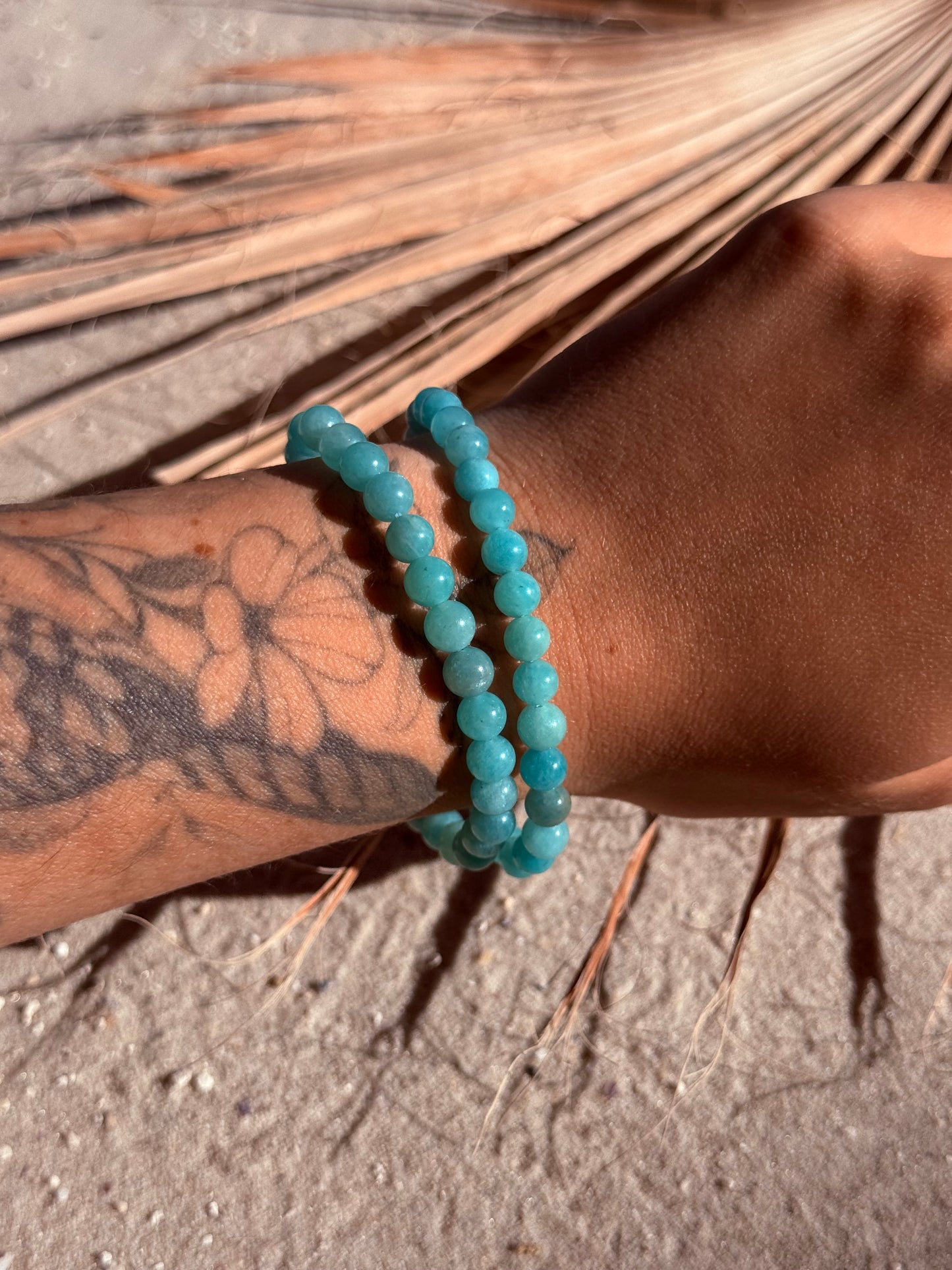 Amazonit Kugelarmband