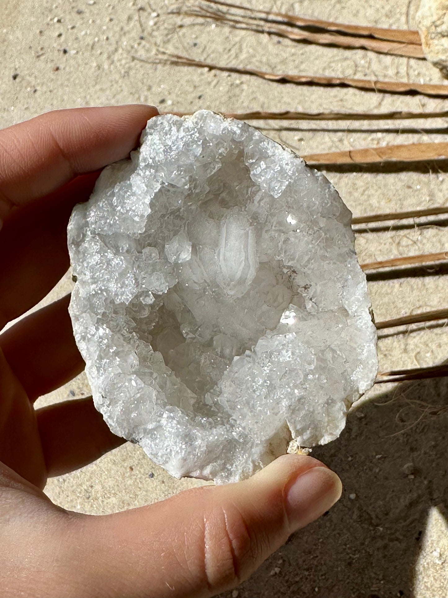 Quarz Geoden Pärchen