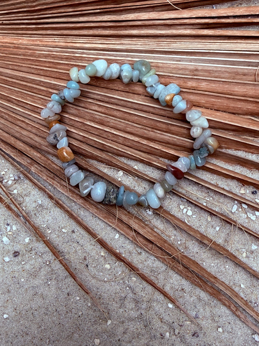 Amazonit Splitterarmband