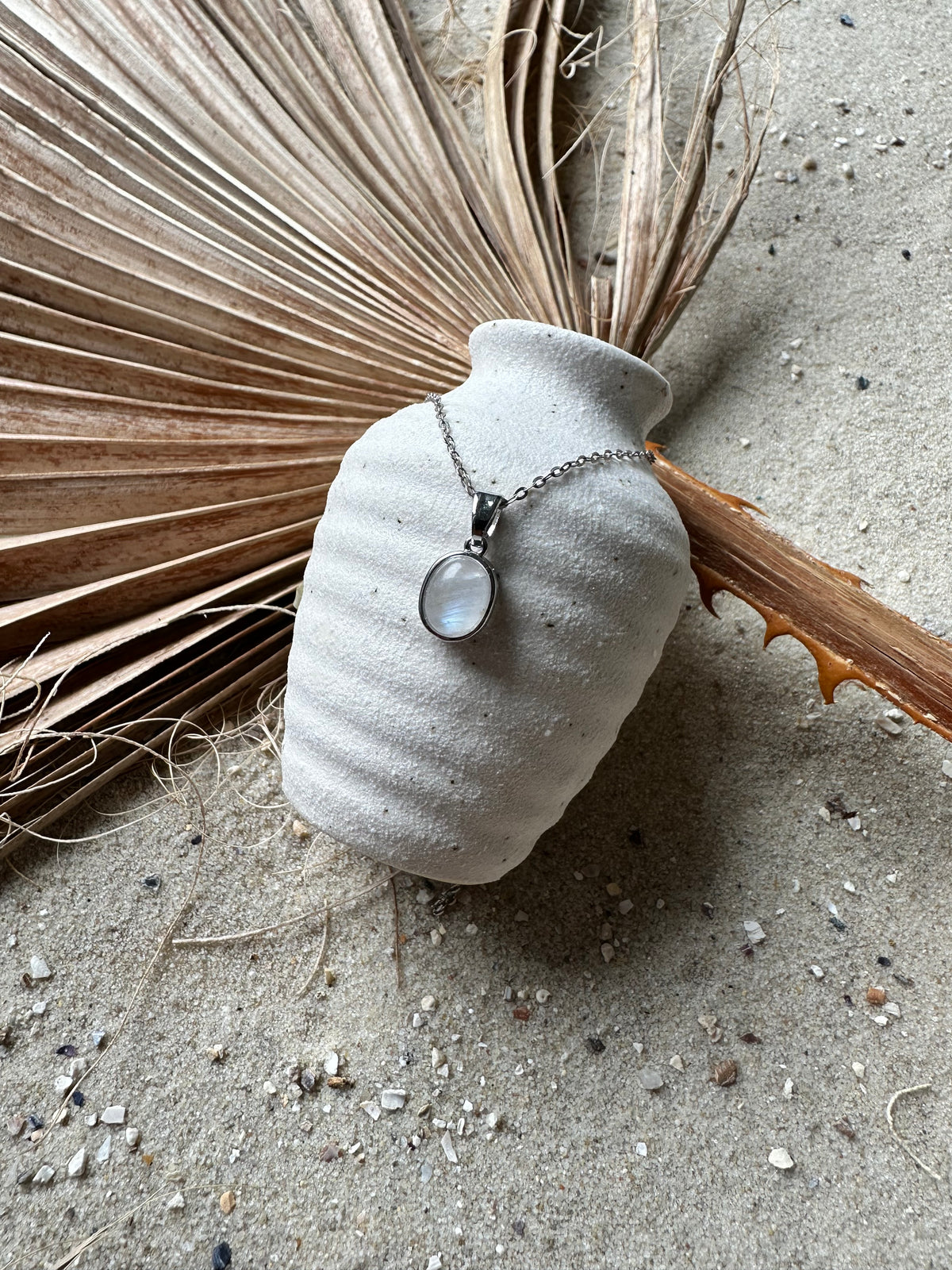 Weißer Labradorit – 925er Silber