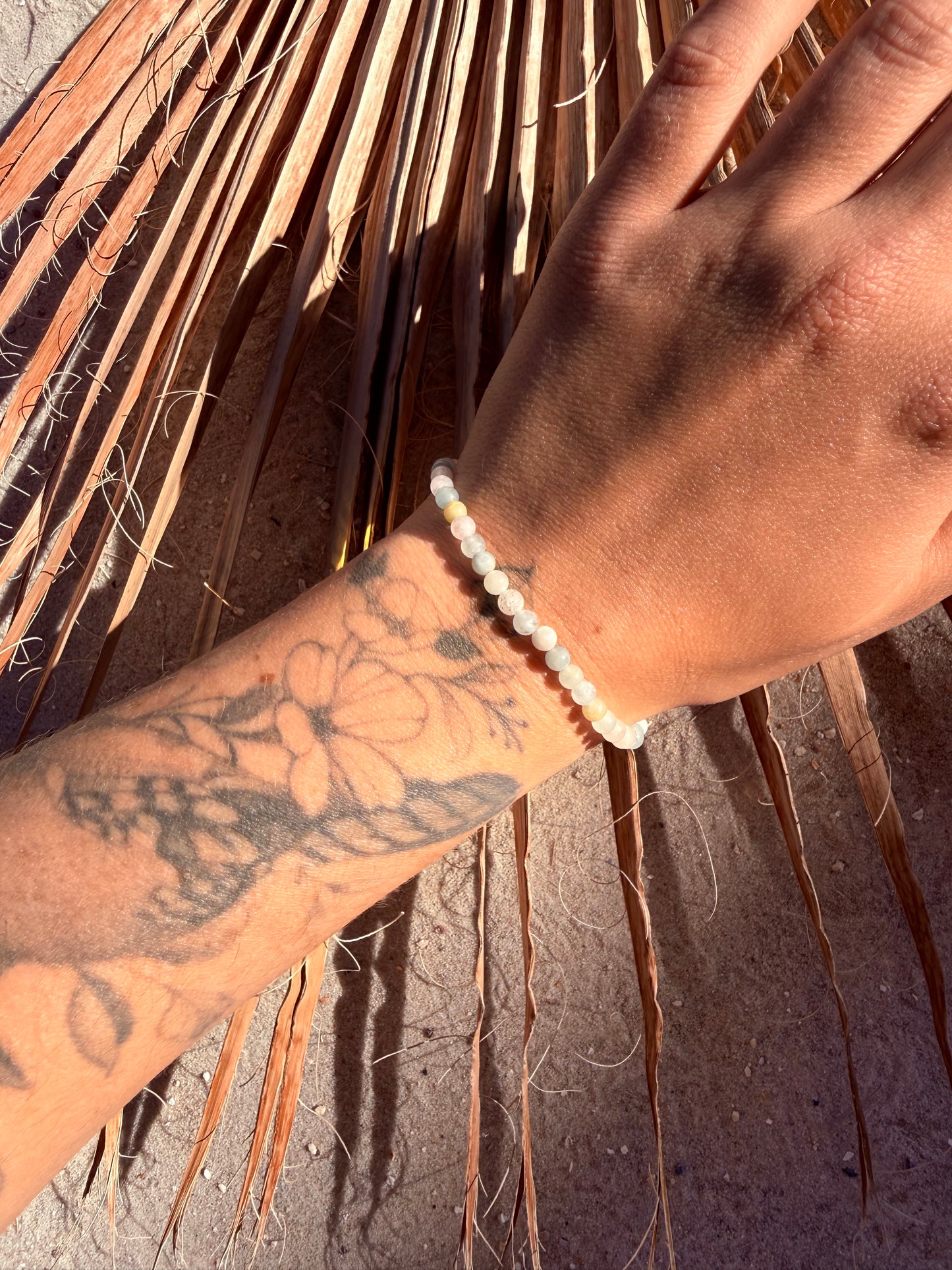 Beryll Kugelarmband (4mm)