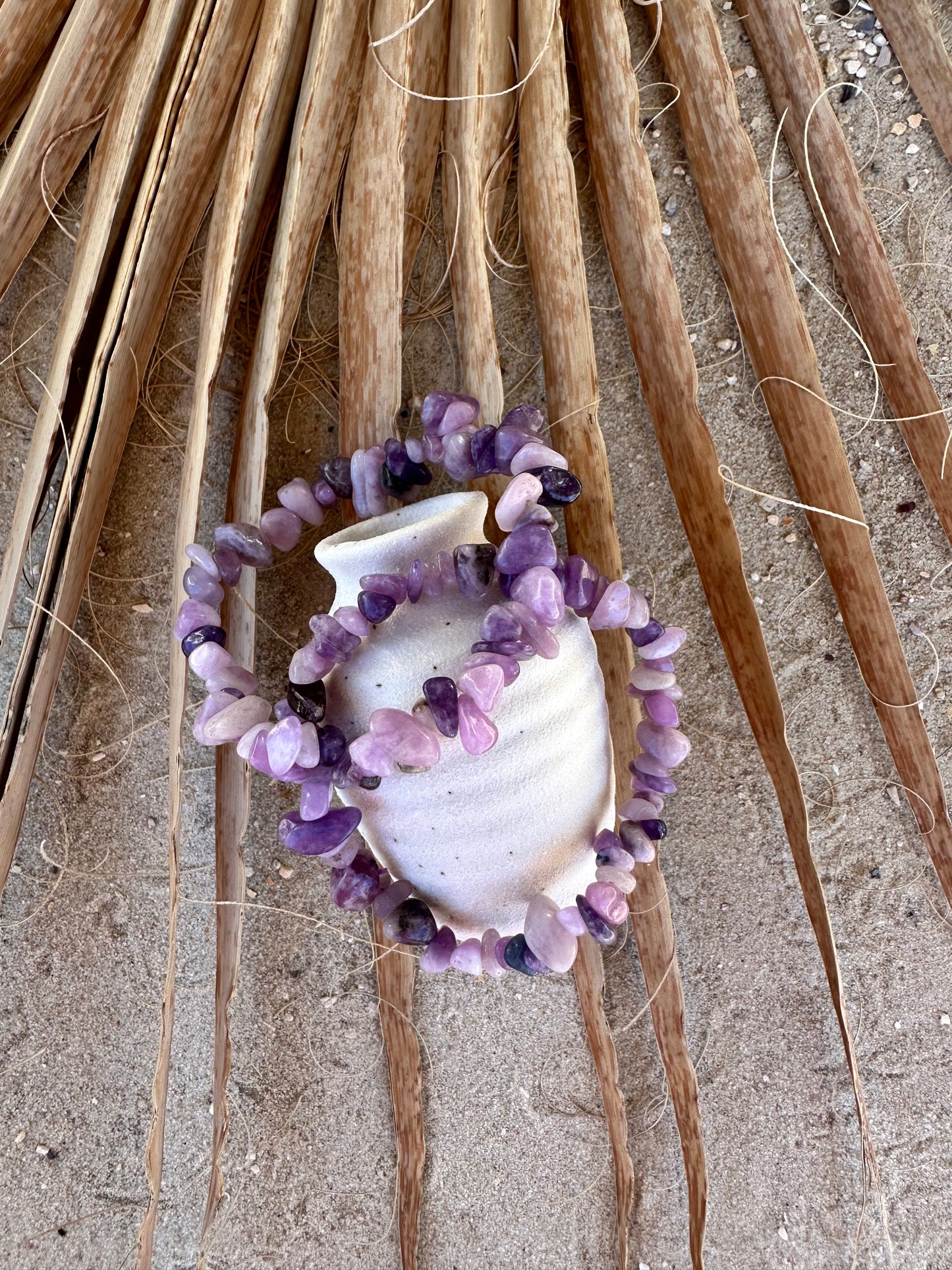 Lepidolith Splitterarmband