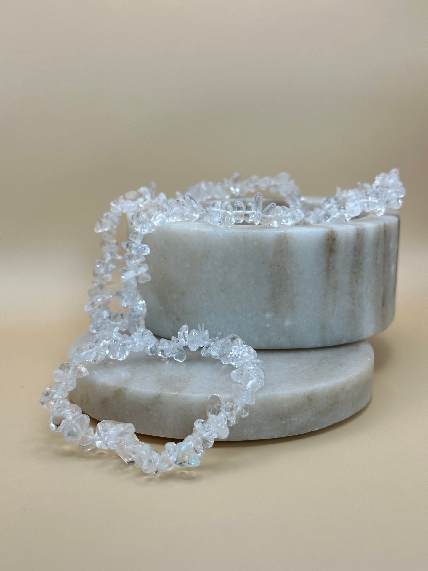 Splitterarmband Bergkristall