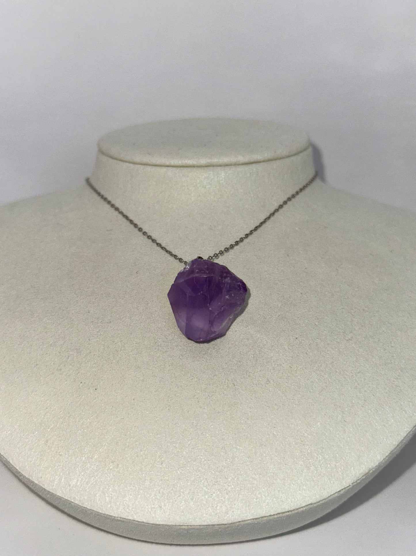 Amethyst Rohstein Anhänger
