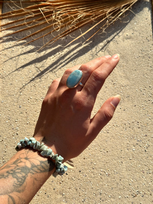 Larimar Ring