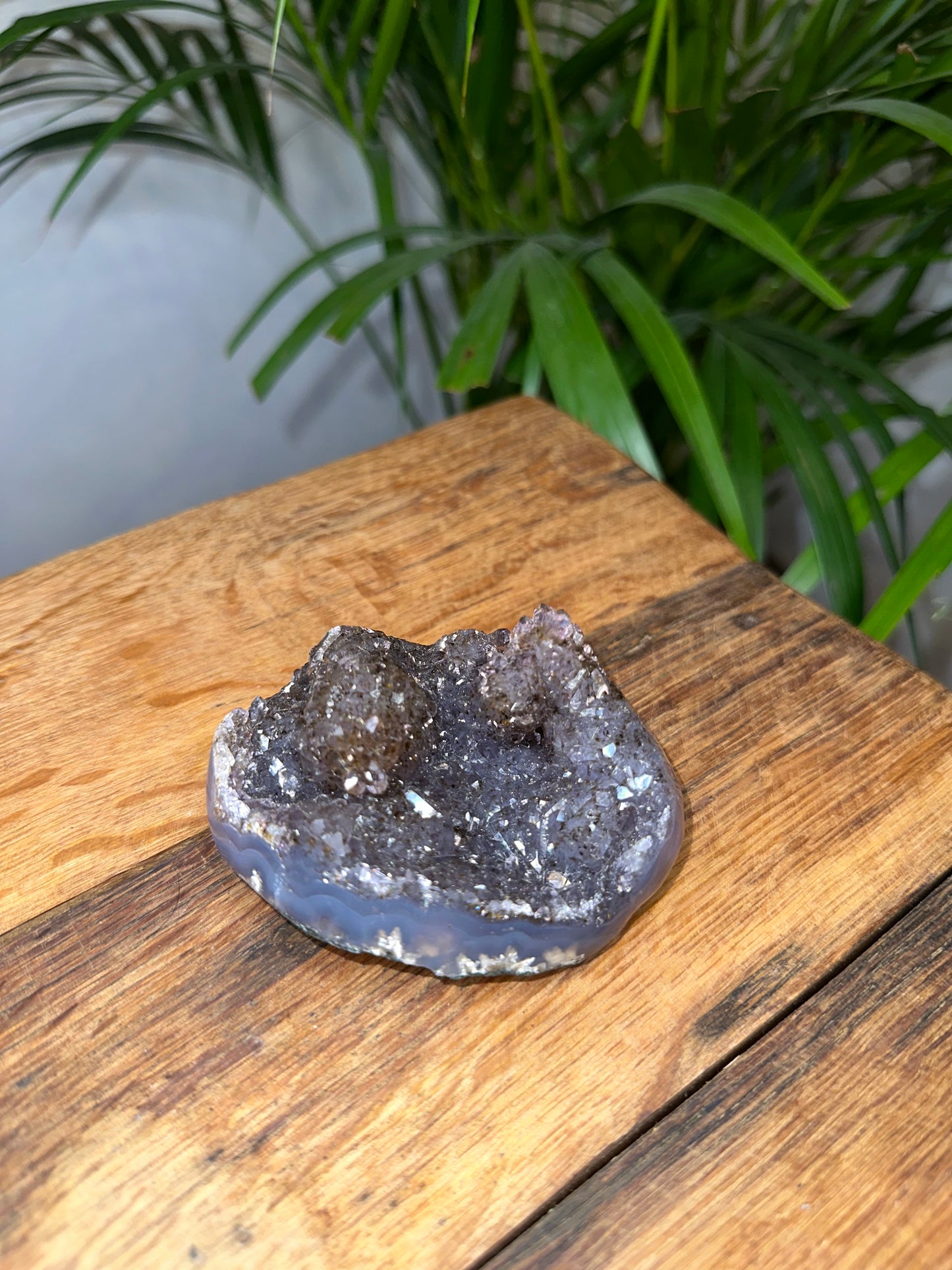 Amethyst Geode polierter Rand extra Qualität aus Brasilien