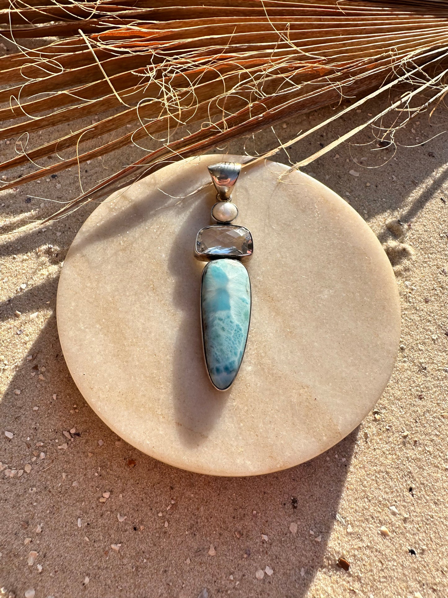 Larimar Anhänger 925 Silber