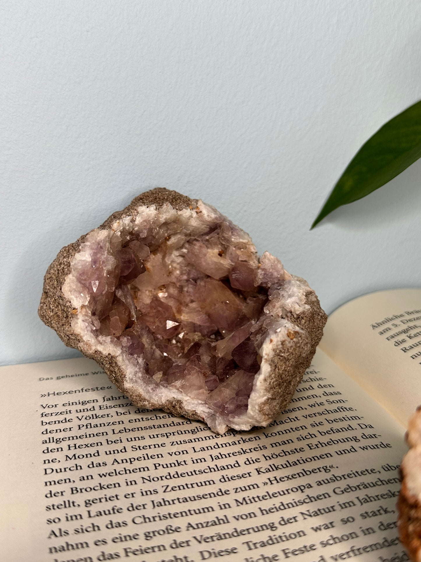 Pink Amethyst Geoden aus Argentinien