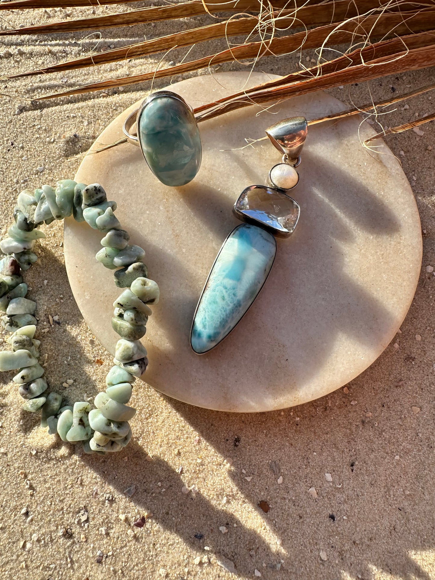 Larimar Ring