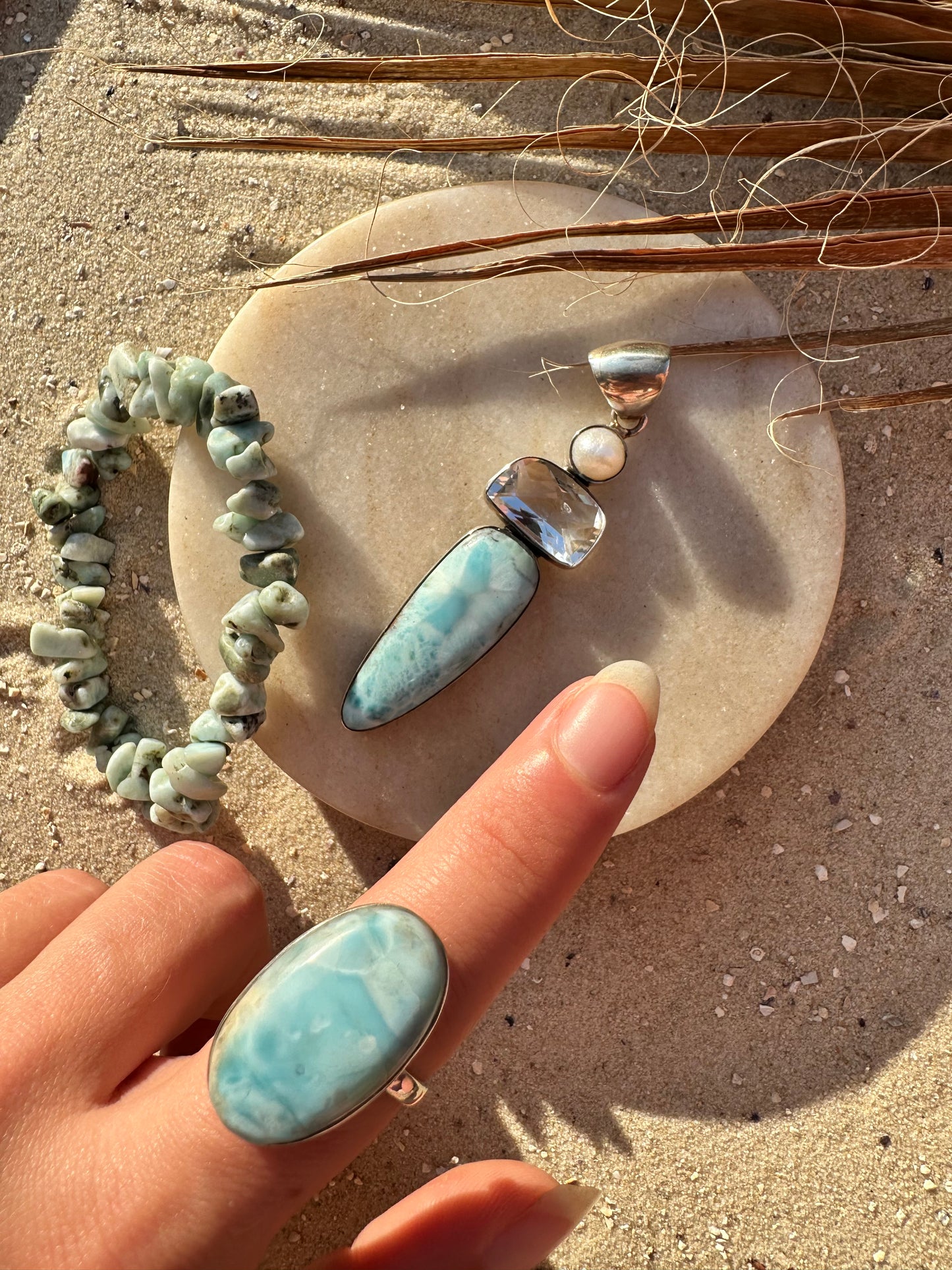 Larimar Ring
