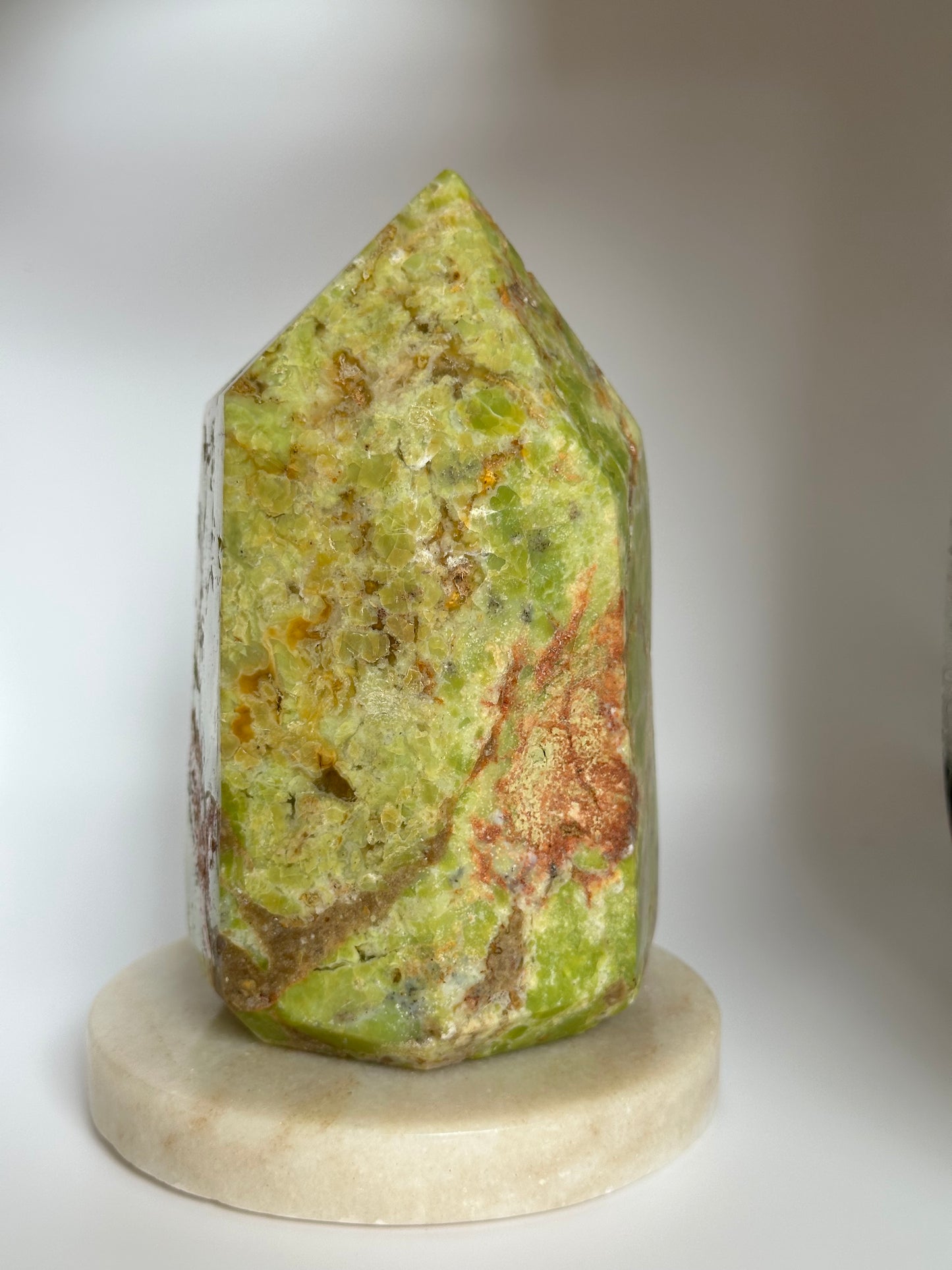 Grüner Opal Spitze