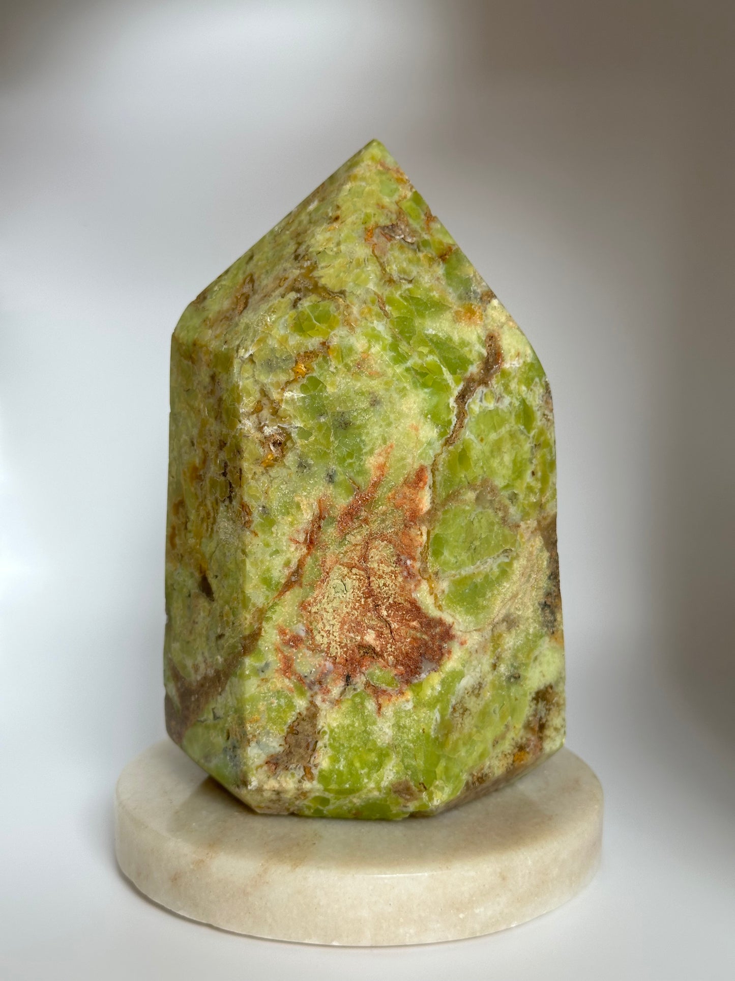 Grüner Opal Spitze