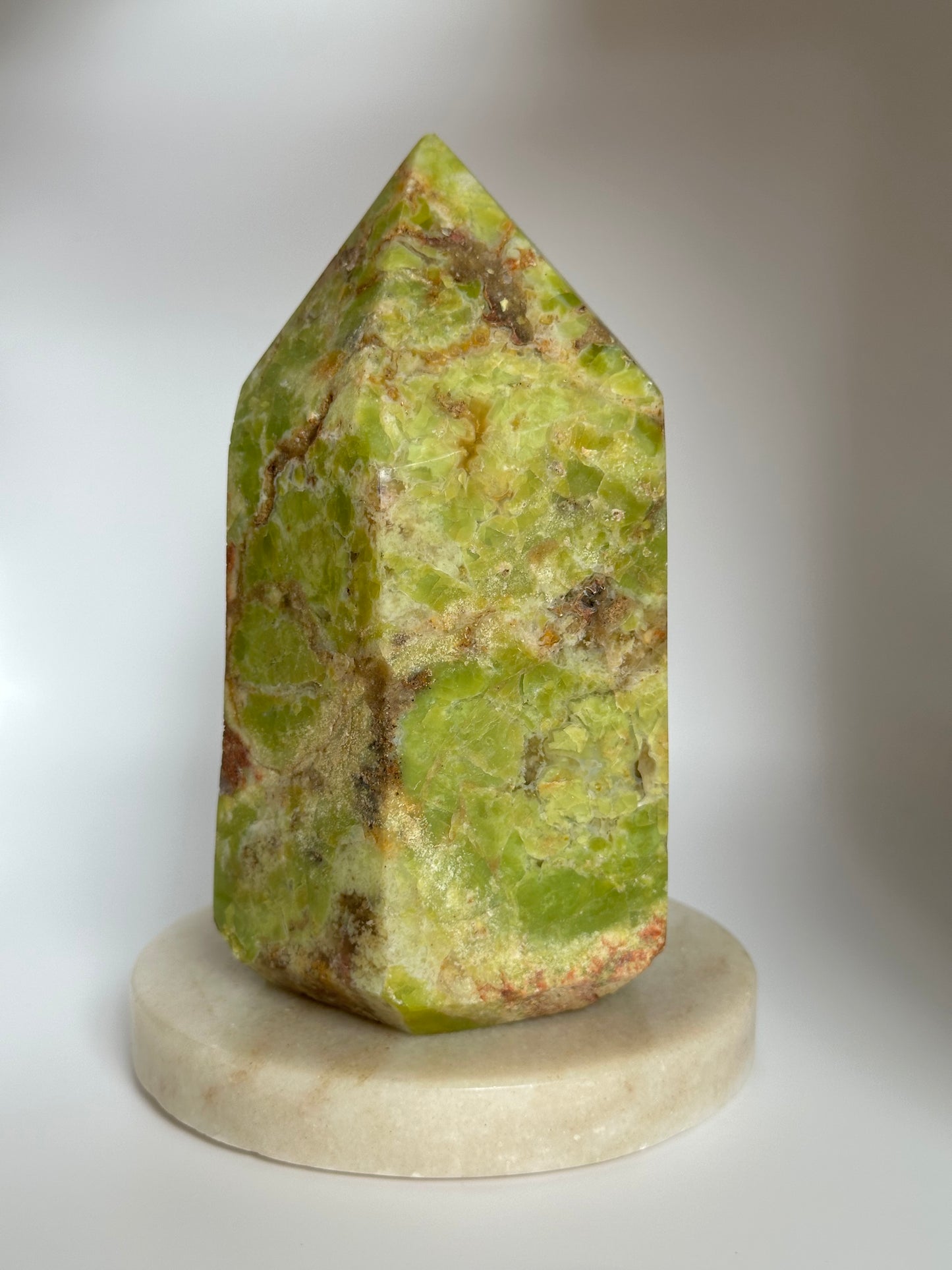 Grüner Opal Spitze