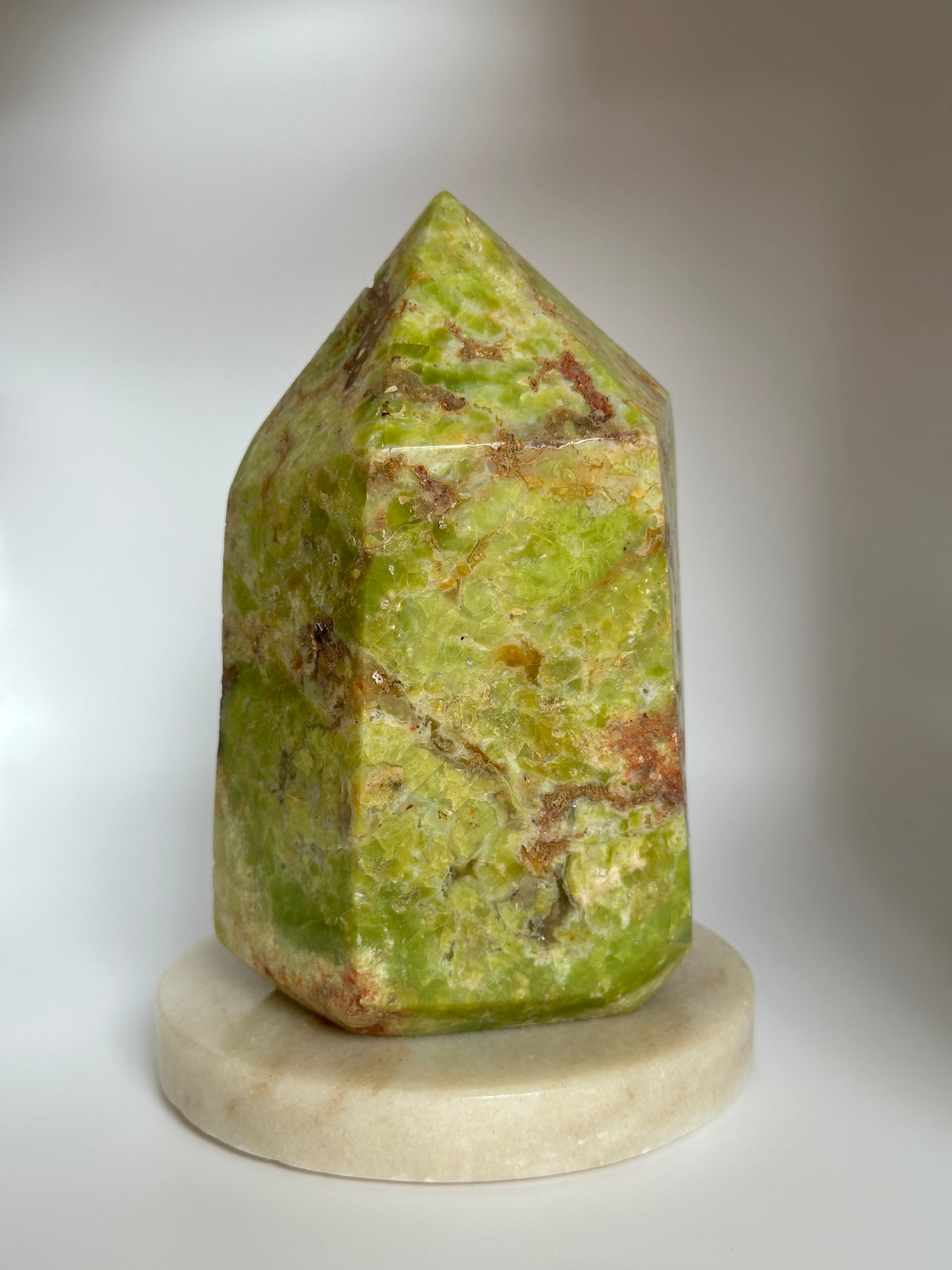 Grüner Opal Spitze