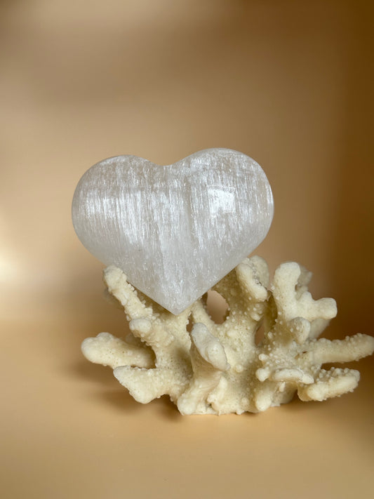 Selenit Herz