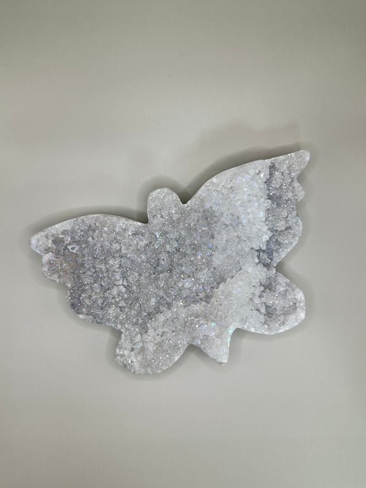 Amethyst Druzy Butterfly