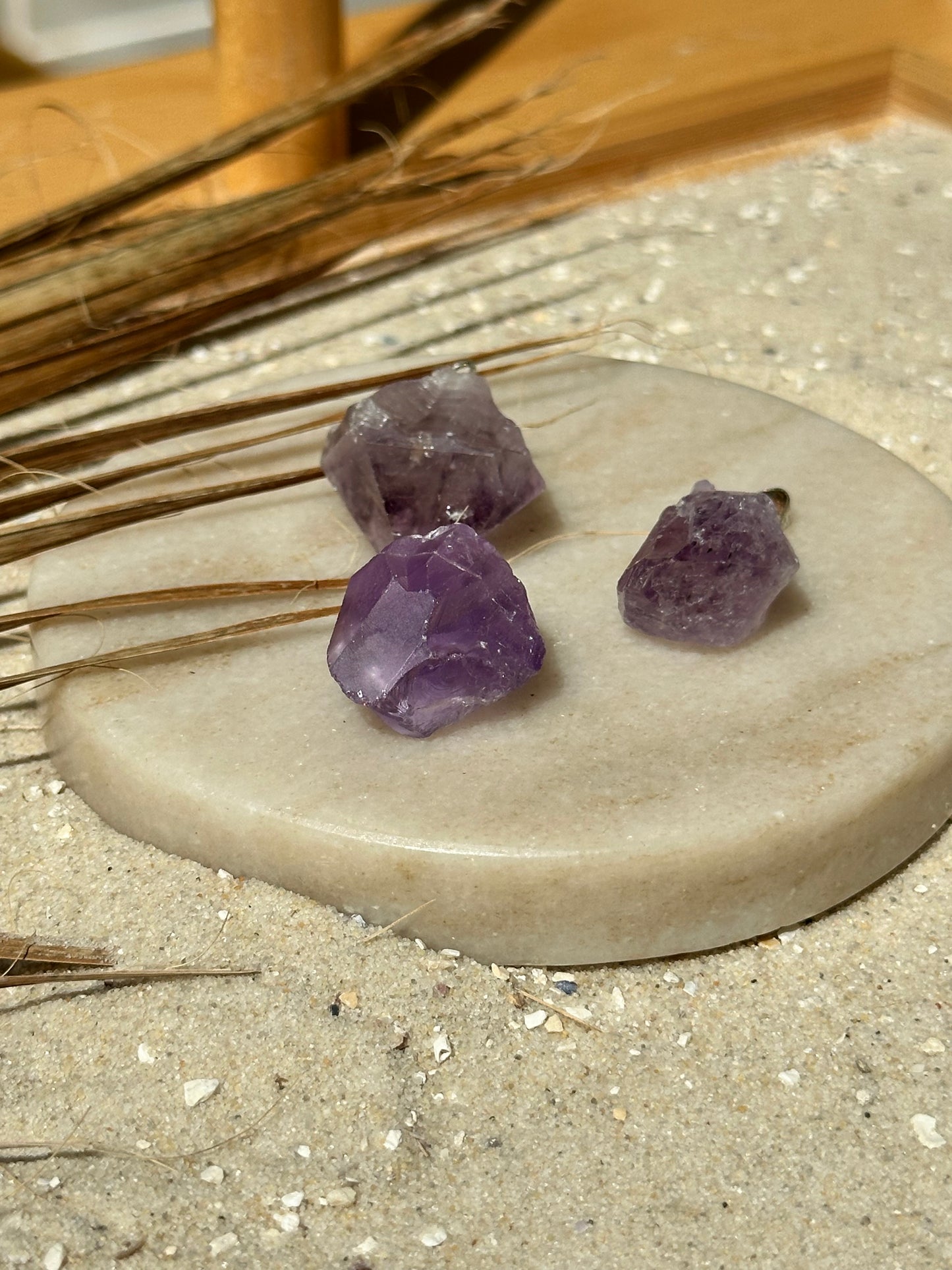 Amethyst Rohstein Anhänger