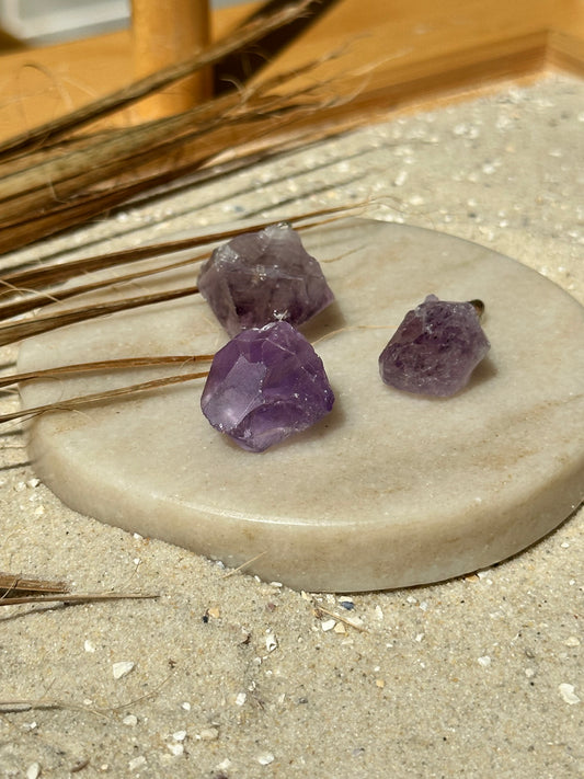 Amethyst Rohstein Anhänger