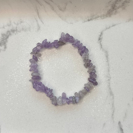 Splitterarmband Lavendel Amethyst abändern