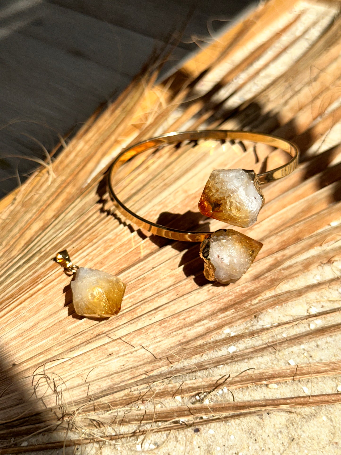 Armreif Amethyst galvanisiert