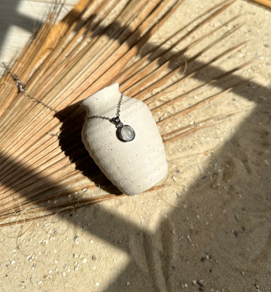 Weißer Labradorit – 925er Silber