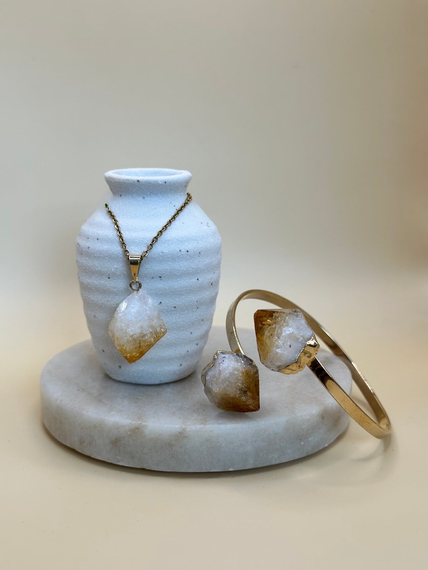 Armreif Amethyst galvanisiert